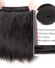  Brazilian Hair Weave Human Hair Bundles Straight Hair Natural Color 100% Human Hair Extension No Tangle