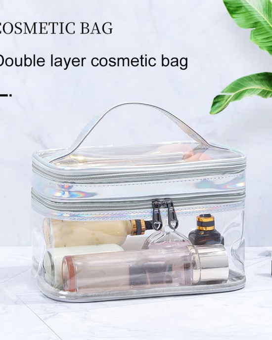  Creative Transparent PVC Storage Bags Waterproof Toiletry Pouch Travel Portable Pouch